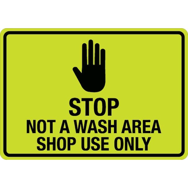Lyle Flush Toilet & Wash Your Hands, 10 in x 7 in, Hivis Reflective Decal, LCUV-0169ST-RD_10x7 LCUV-0171ST-RD_10x7 - main